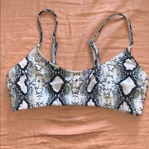 Snake Bikini Top